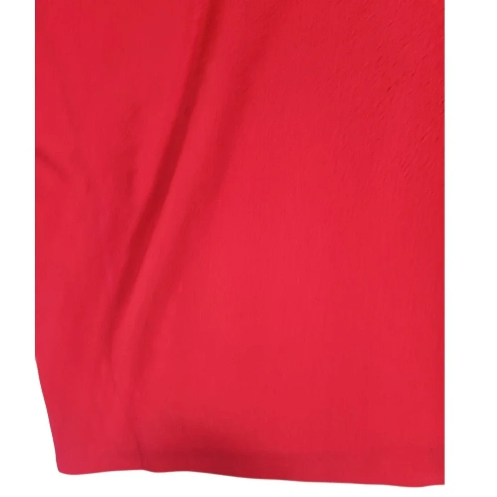 The North Face‎ Fleece Pullover Quarter Zip Red Sweater Mens L/G